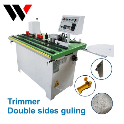 Building Material Stores Small Edgebander Manual Hand Held Edging Machine With Trimming